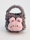 Сумочка для наушников "Bunny", grey (11.5*9.5 см)