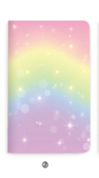 Блокнот (А5) "Rainbow pattern", pink (14.5*21)
