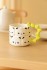 Кружка керамическая &quot;Cute panda mug with green handle&quot;, white, 380 ml