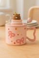 Кружка керамическая «Cute bear», pink (370 мл)