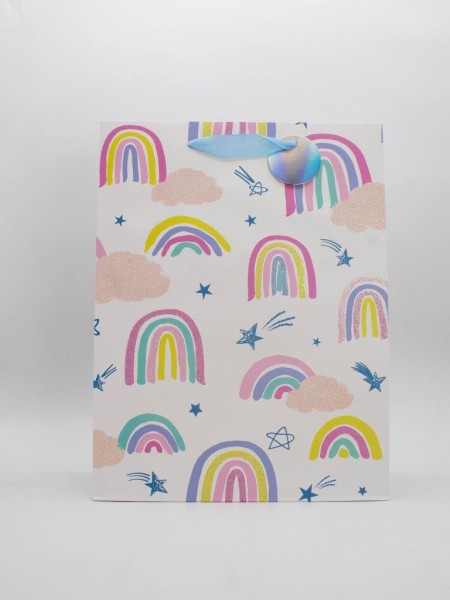 Пакет подарочный «Funny rainbow», green (32*42*11.5) 