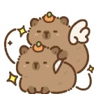 Алмазная мозаика  Draw Me! «Two capybaras», (20*20 см)