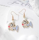 Серьги GIRLY "Round fish"