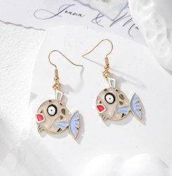 Серьги GIRLY "Round fish"