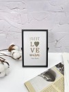 Фоторамка «Sweet love», black, металл (10*15 см)