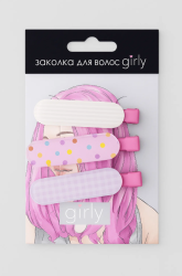 Заколка для волос GIRLY "Pink nude", pink