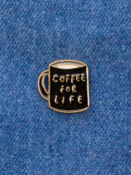 Значок "Coffee for life" 