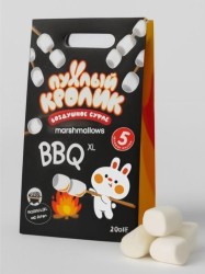 Воздушное суфле «Пухлый Кролик» Marshmallows BBQ с ароматом пломбира, 200 гр. NEW DESING