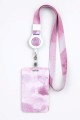 Футляр для карт на ленте "Watercolor fantasies", pink