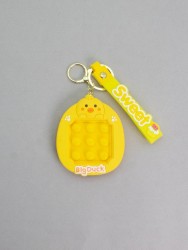 Брелок-игра лабиринт "Big duck", yellow
