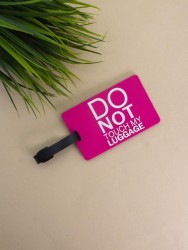 Бирка для багажа "Do not touch my luggage"