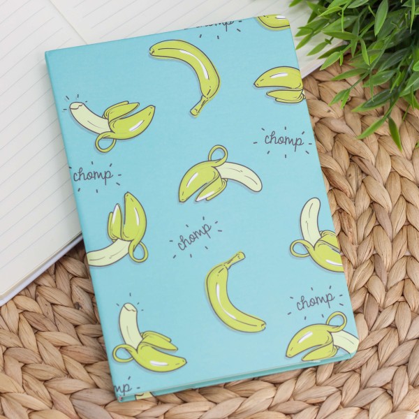 Блокнот (A5) "Nosh banana", green (14.5*21) 