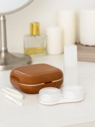 Контейнер для линз «Smooth», brown