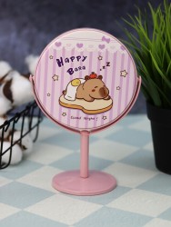 Зеркало настольное на ножке "HappyBara", сэндвич (10,5*18 см)