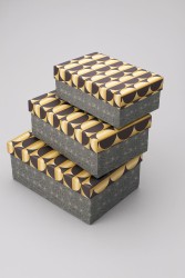 Набор подарочных коробок 3 в 1 «Patterns 1», 23*16*9.5-21*14*8.5-18*12*7