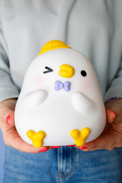Копилка «Bow duck», white 