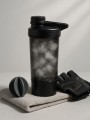 Спортивный шейкер "Good day", black (500 ml)
