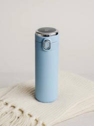 Термос с датчиком температуры «Сlassic style», blue (420 ml)