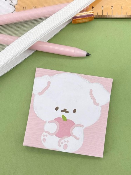 Блок стикер для записей "Cute friends", pink 