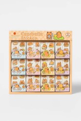 Набор декоративного скотча "Capybara and food", mix, шоу-бокс 12 шт.
