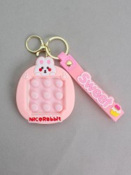 Брелок-игра лабиринт "Nice rabbit", pink