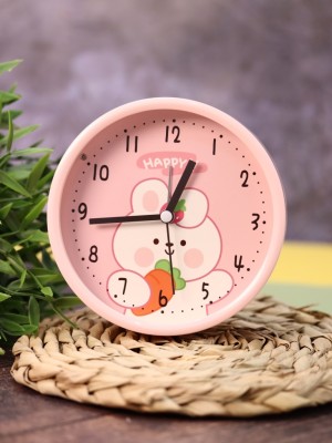 Часы-будильник «Playful bunny», pink (12,5х13 см)