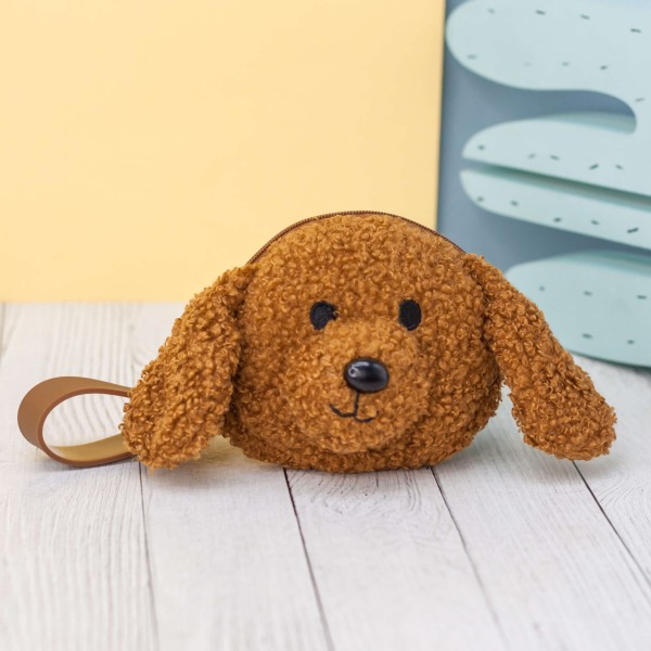 Кошелёк "Dog with big ears", dark brown 