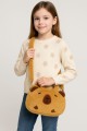 Плюшевая сумка "Round capybara",  31*25 см