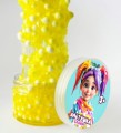Слайм "Стекло WOW", с шариками, желтый (150гр)
