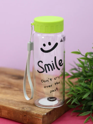 Спортивная бутылка «Smile!», green (440 мл)