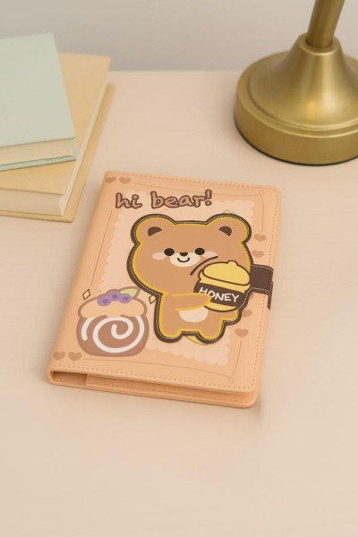 Блокнот (B6) "Hi bear honey", brown (18.5*13) 