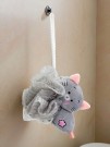 Мочалка - игрушка для душа "The grey cat"