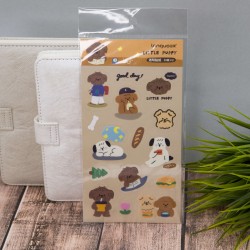 Наклейки "Little puppy", beige