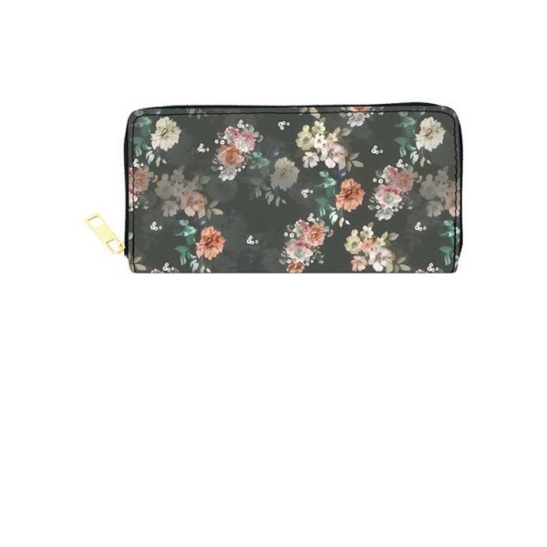 Кошелек "Floral wallet", black 