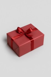Пленка матовая  однотонная двухсторонняя винный 48см*10м/50мкр