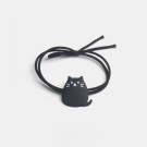 Резинка для волос GIRLY "Chubby cat", black