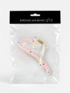 Заколка-краб для волос GIRLY "Graceful heart", mix