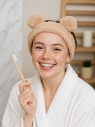 Повязка на голову "Plush ears", brown