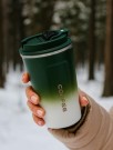 Термокружка с датчиком температуры "Сoffee gradient", green (510 ml)