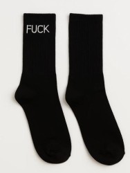 Носки мужские «Fuck», чёрный, р. 40-45