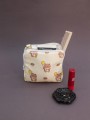 Косметичка "Lovely day", white (12.5*12.5 см)