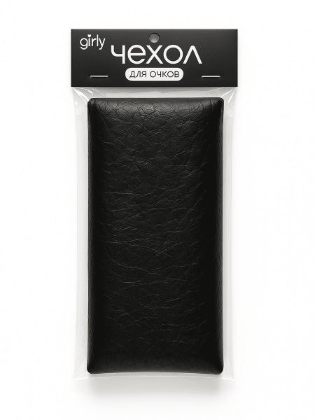 Чехол для очков GIRLY "Velvet View", black 