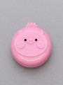 Расческа раскладная с зеркалом  "Piggy folding", pink