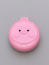 Расческа раскладная с зеркалом  "Piggy folding", pink
