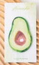 Стикеры "Watercolor avocado", green