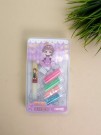 Клеевая ручка с блестками 4 цвета "Cute girl", purple