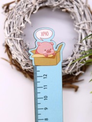 Линейка ECO из дерева «Хрю»