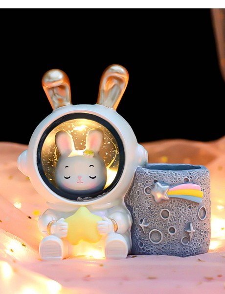 Ночник - подставка для канцелярских принадлежностей «Wendy Rabbit», yellow star 