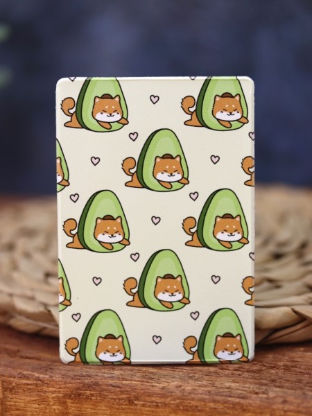 Держатель для карт Аниме «Many shiba inu avocado» (6,5 х 9,5 см) 