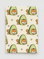 Держатель для карт Аниме «Many shiba inu avocado» (6,5 х 9,5 см)